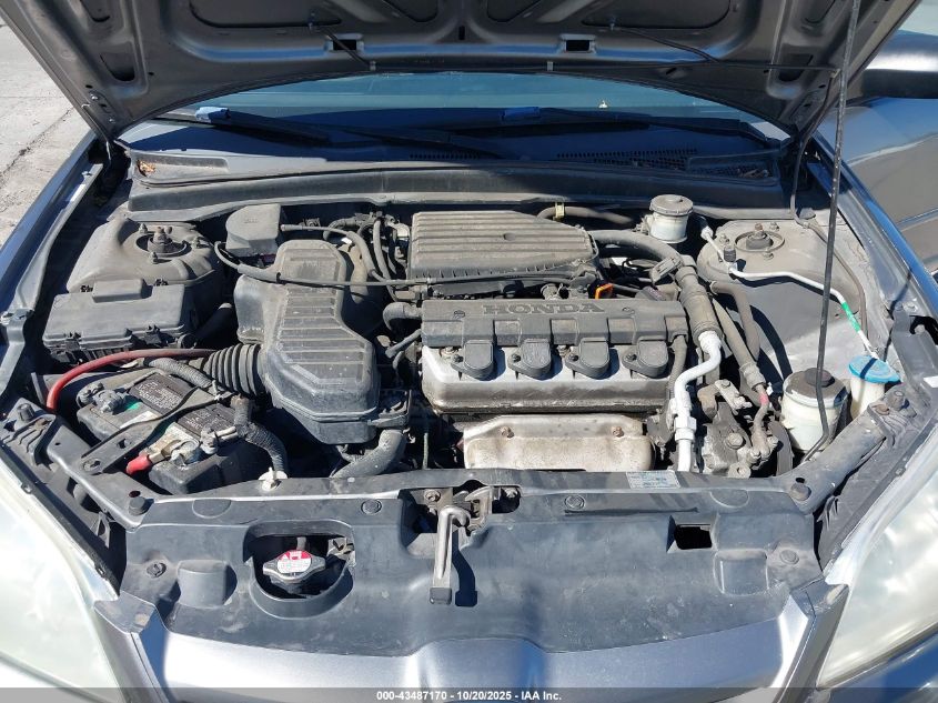 2004 Honda Civic Lx VIN: 2HGES165X4H555890 Lot: 43487170