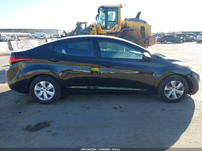 2016 Hyundai Elantra Se VIN: 5NPDH4AE2GH749746 Lot: 43487264