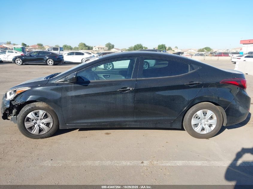 2016 Hyundai Elantra Se VIN: 5NPDH4AE2GH749746 Lot: 43487264