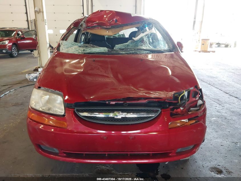 2006 Chevrolet Aveo Ls VIN: KL1TD66626B560123 Lot: 43487304