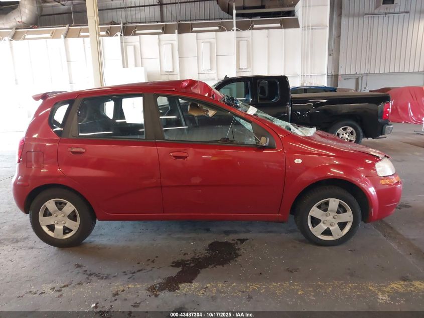 2006 Chevrolet Aveo Ls VIN: KL1TD66626B560123 Lot: 43487304