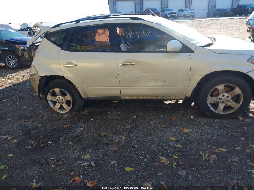 2005 Nissan Murano Sl VIN: JN8AZ08T25W320485 Lot: 43487457