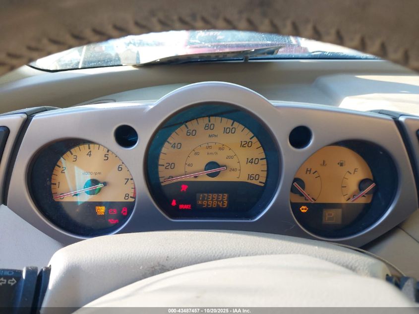 2005 Nissan Murano Sl VIN: JN8AZ08T25W320485 Lot: 43487457