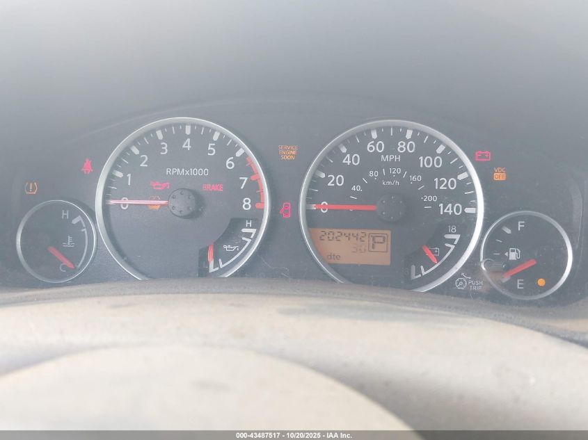 2008 Nissan Pathfinder S VIN: 5N1AR18U98C658834 Lot: 43487517