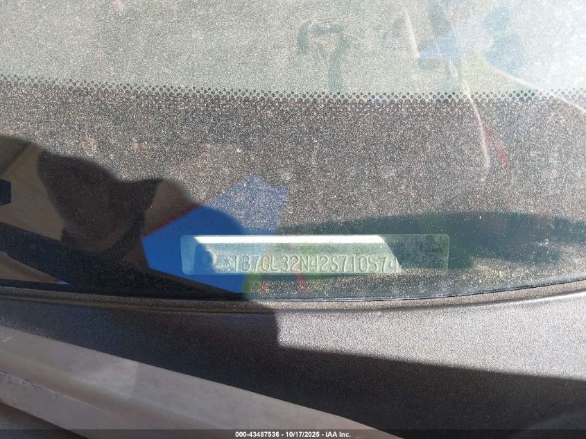 2002 Dodge Dakota Sport VIN: 1B7GL32N42S710574 Lot: 43487536