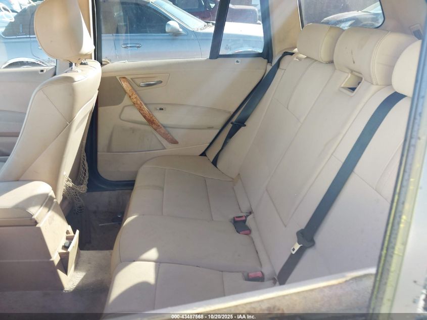 2006 BMW X3 3.0I VIN: WBXPA934X6WG79947 Lot: 43487568