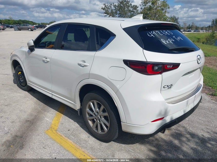 Vin: jm3kfbclxr0492680, lot: 43982515, mazda cx-5 2.5 s preferred 20243