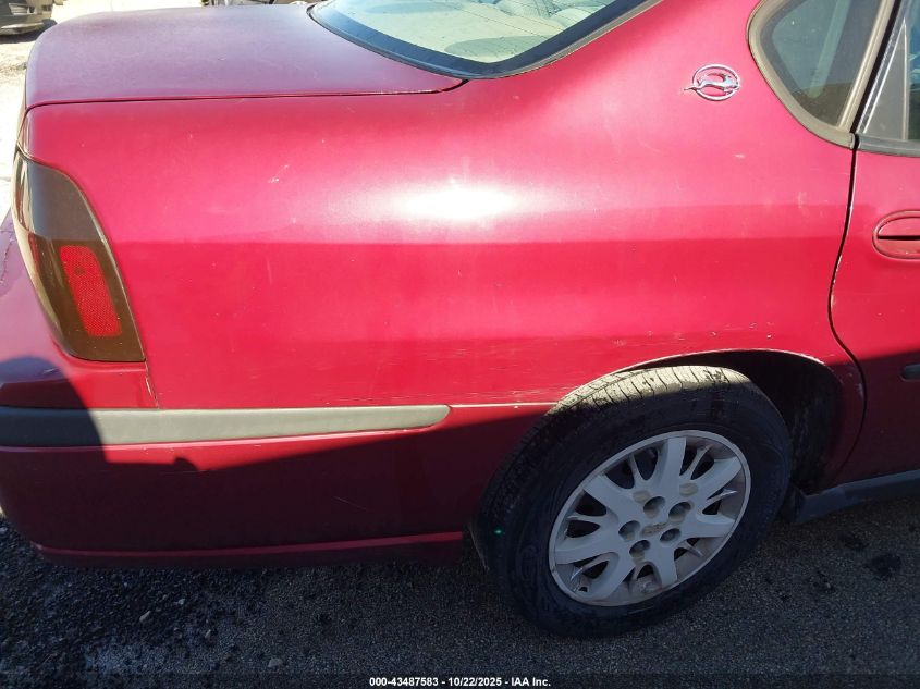 2005 Chevrolet Impala VIN: 2G1WF52E459176456 Lot: 43487583