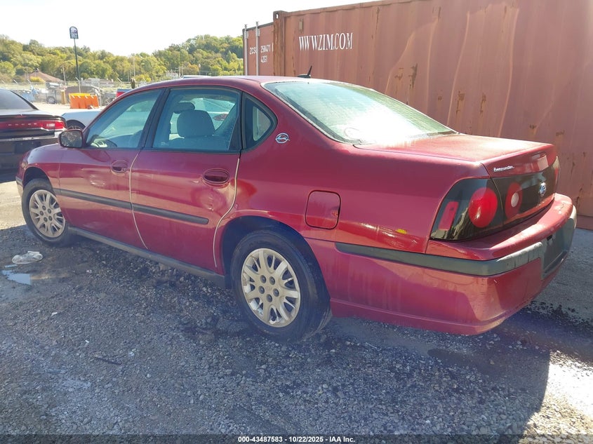2G1WF52E459176456 2005 CHEVROLET IMPALA photo no. 3