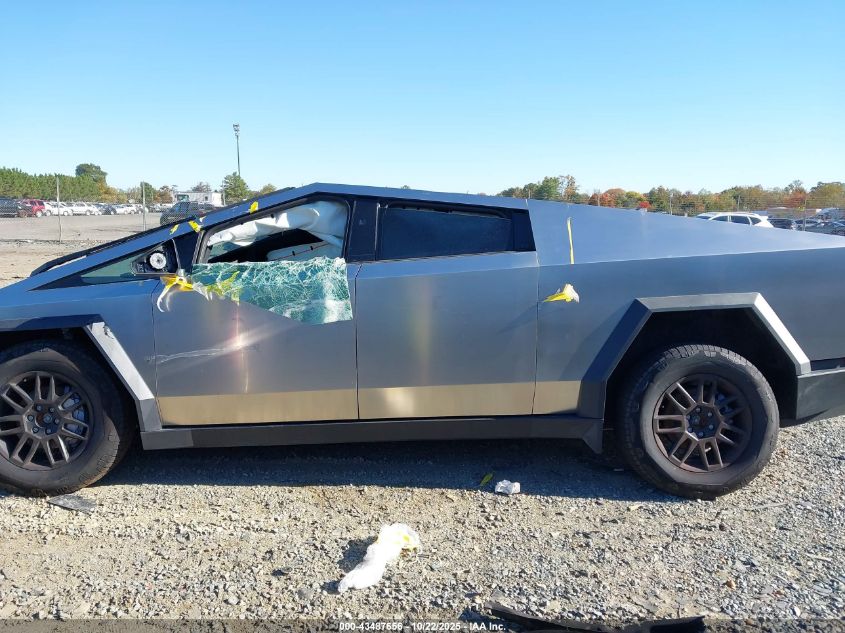 2025 Tesla Cybertruck All-Wheel Drive VIN: 7G2CEHED1SA058772 Lot: 43487656