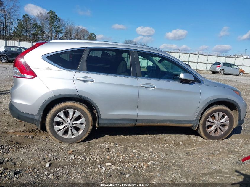 2012 Honda Cr-V Ex-L VIN: 5J6RM3H71CL045105 Lot: 43487757