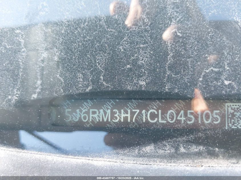 2012 Honda Cr-V Ex-L VIN: 5J6RM3H71CL045105 Lot: 43487757