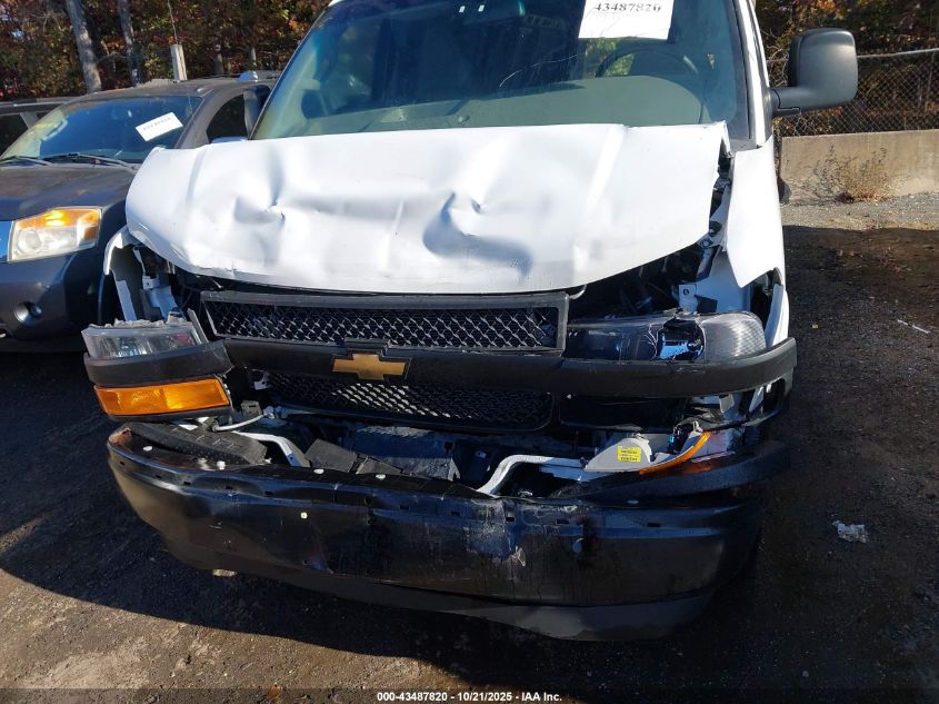 2021 Chevrolet Express Cargo Rwd 2500 Extended Wheelbase Wt VIN: 1GCWGBFP4M1153826 Lot: 43487820