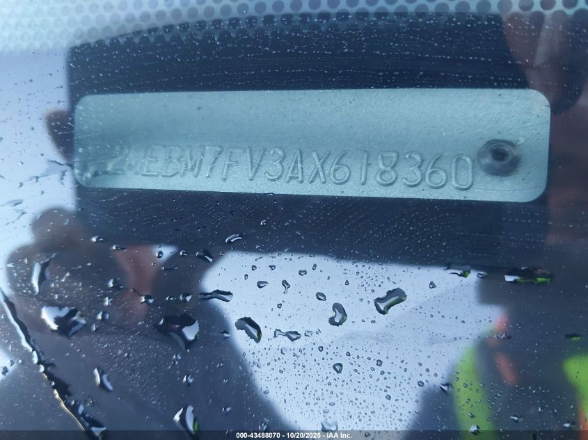 2010 Mercury Grand Marquis Ls (Fleet Only) VIN: 2MEBM7FV3AX618360 Lot: 43488070