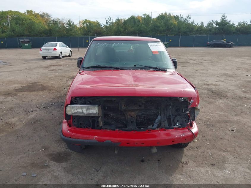 2001 Chevrolet S-10 Ls VIN: 1GCCS19W118168124 Lot: 43488427