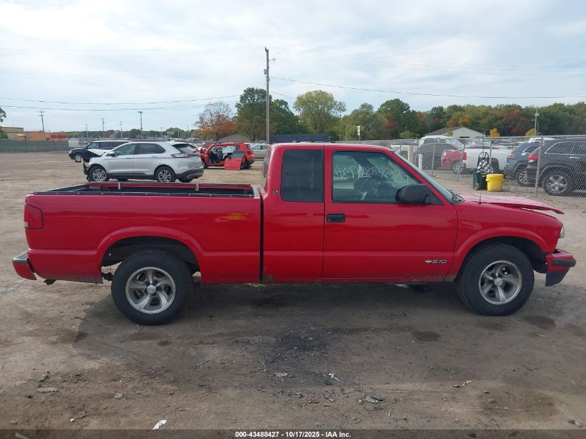 2001 Chevrolet S-10 Ls VIN: 1GCCS19W118168124 Lot: 43488427