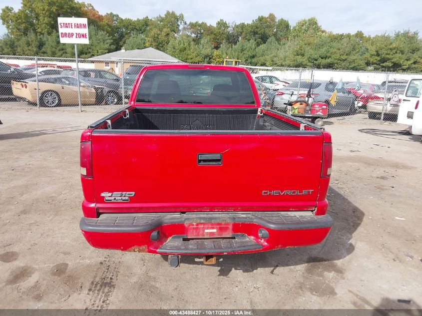 2001 Chevrolet S-10 Ls VIN: 1GCCS19W118168124 Lot: 43488427