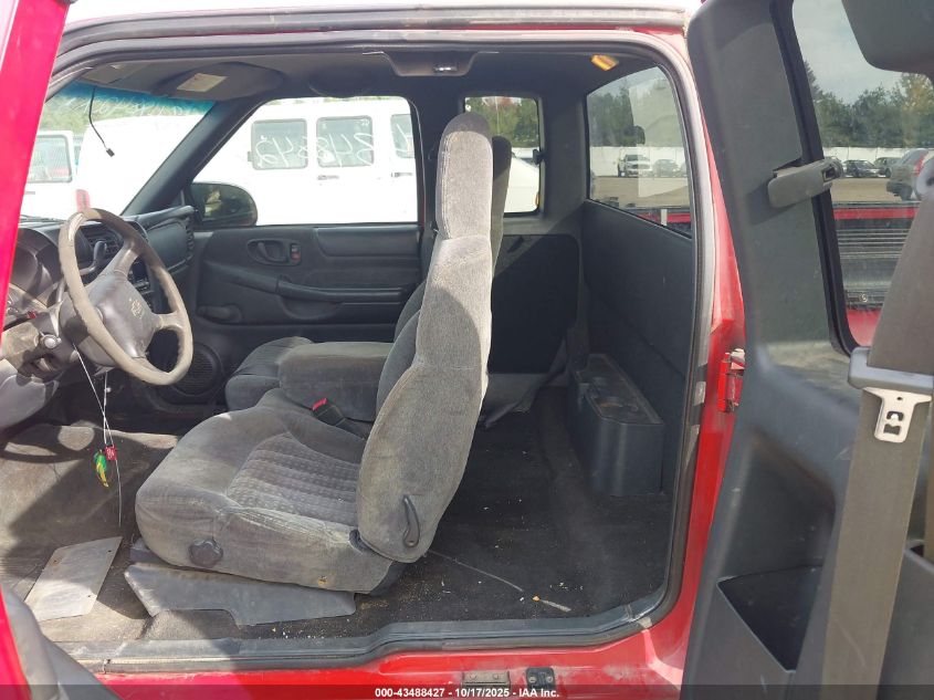 2001 Chevrolet S-10 Ls VIN: 1GCCS19W118168124 Lot: 43488427