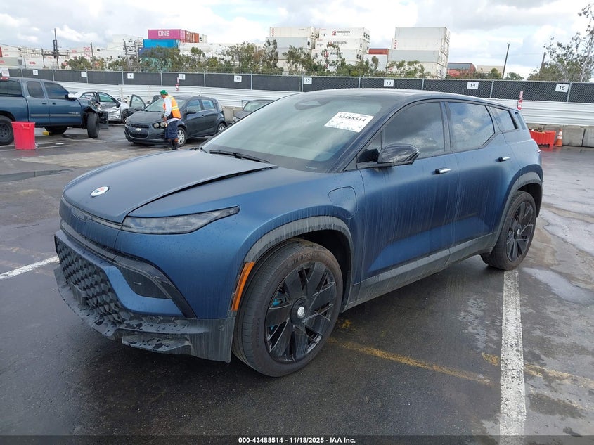 Vin: vcf1zbu24pg002515, lot: 43983473, fisker ocean one 20232