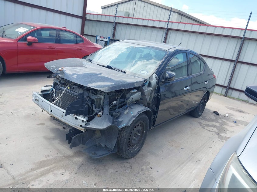 Vin: 3n1cn7ap8jl812589, lot: 43983612, nissan versa 1.6 sv 20182