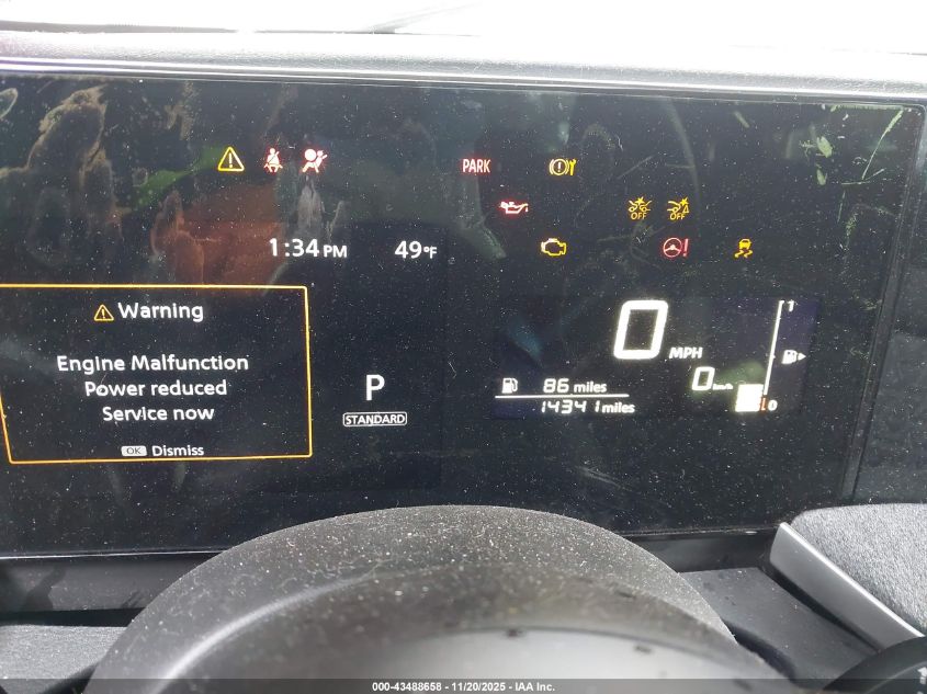 2025 Nissan Kicks Sv Fwd VIN: 3N8AP6CAXSL300923 Lot: 43488658