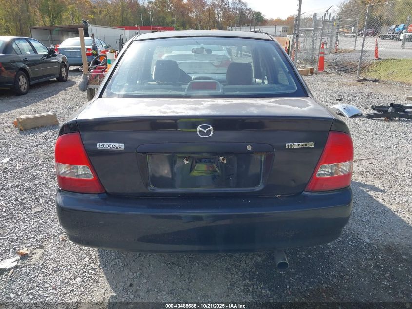 1999 Mazda Protege Dx/Lx VIN: JM1BJ2228X0182427 Lot: 43488688