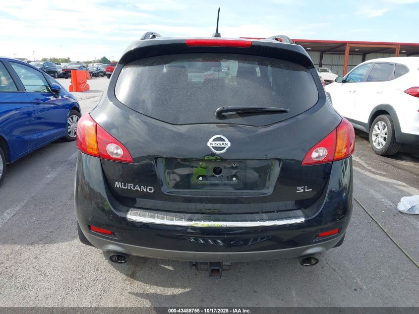 2009 Nissan Murano Sl VIN: JN8AZ18U49W025358 Lot: 43488755