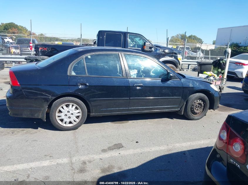 2004 Honda Civic Lx VIN: 2HGES16584H543396 Lot: 43488799