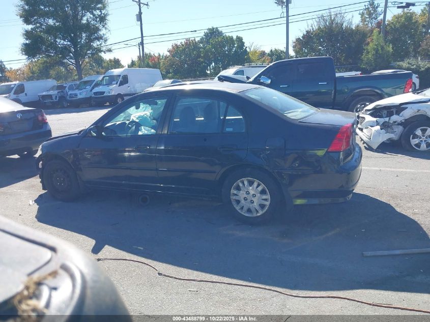 2004 Honda Civic Lx VIN: 2HGES16584H543396 Lot: 43488799