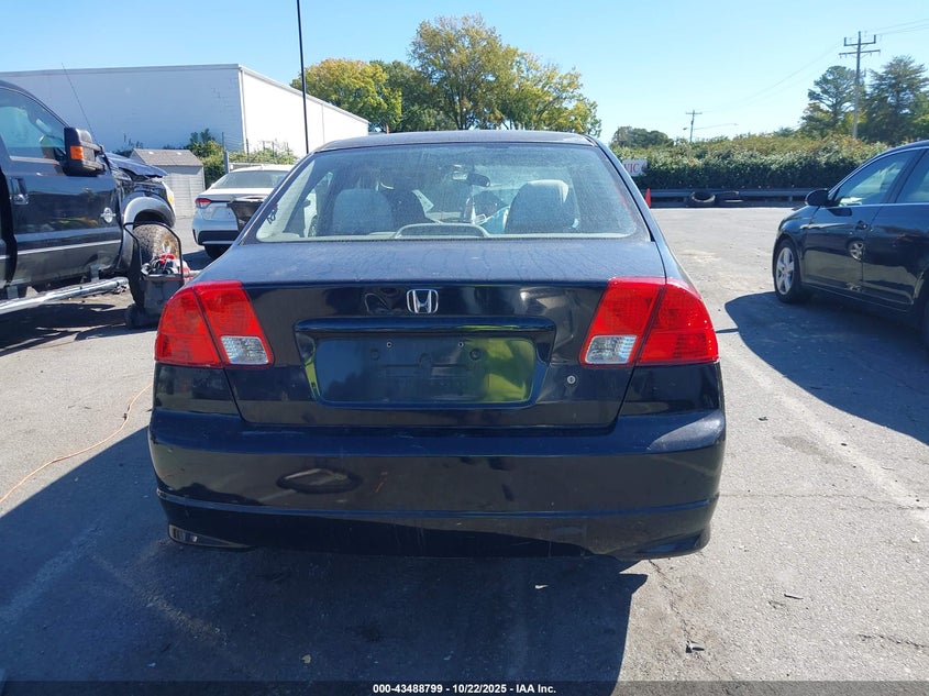 2004 Honda Civic Lx VIN: 2HGES16584H543396 Lot: 43488799