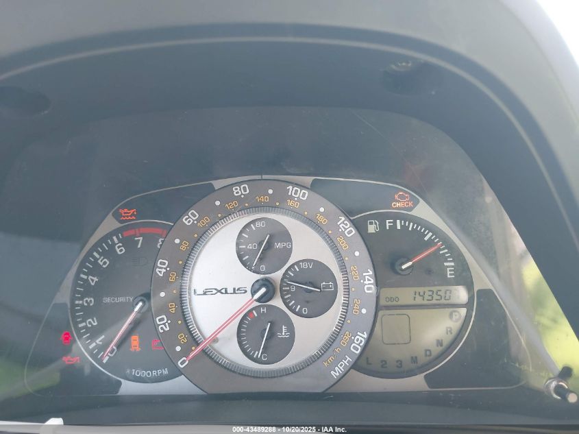 2004 Lexus Is 300 VIN: JTHBD192240086438 Lot: 43489288