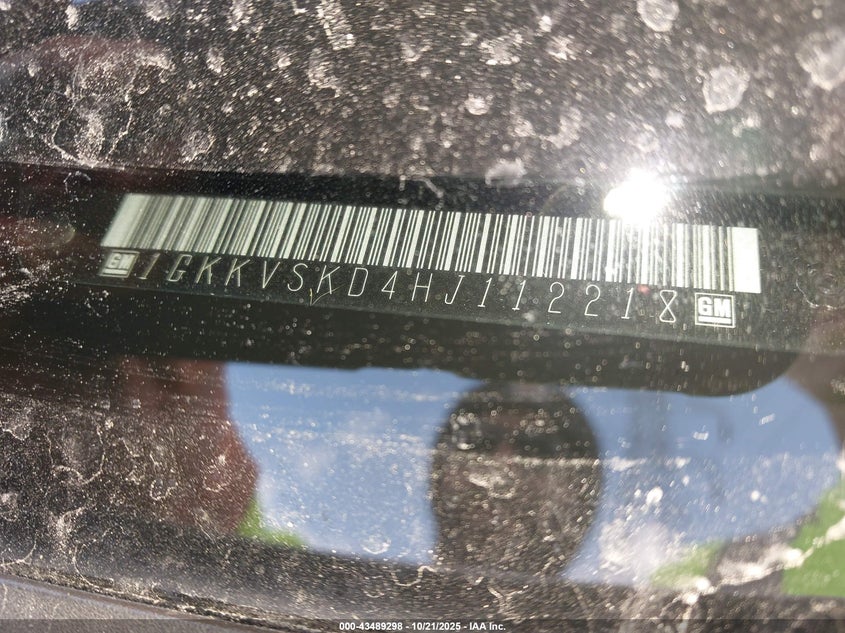 2017 GMC ACADIA LIMITED 1GKKVSKD4HJ112218