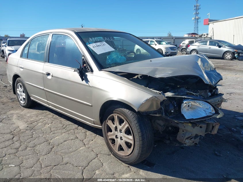 2003 Honda Civic Lx VIN: 2HGES16503H526218 Lot: 43489347