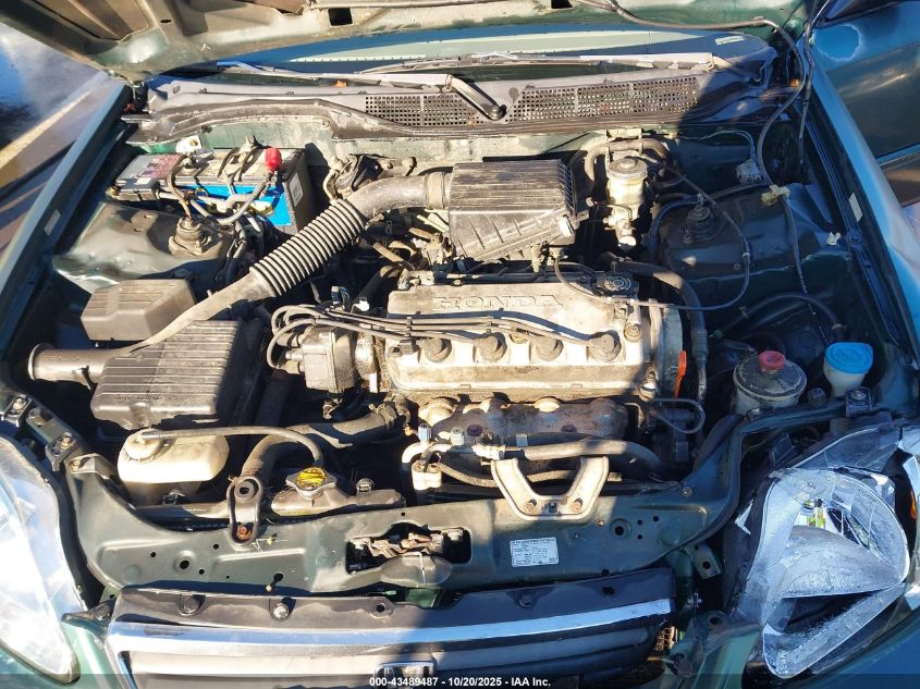 2000 Honda Civic Value Package VIN: 2HGEJ6612YH550539 Lot: 43489487