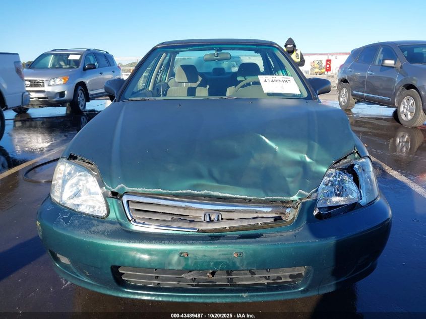 2000 Honda Civic Value Package VIN: 2HGEJ6612YH550539 Lot: 43489487