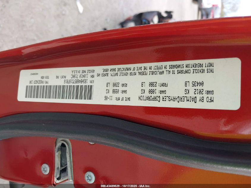 2007 Dodge Caliber Sxt VIN: 1B3HB48B57D187816 Lot: 43489529