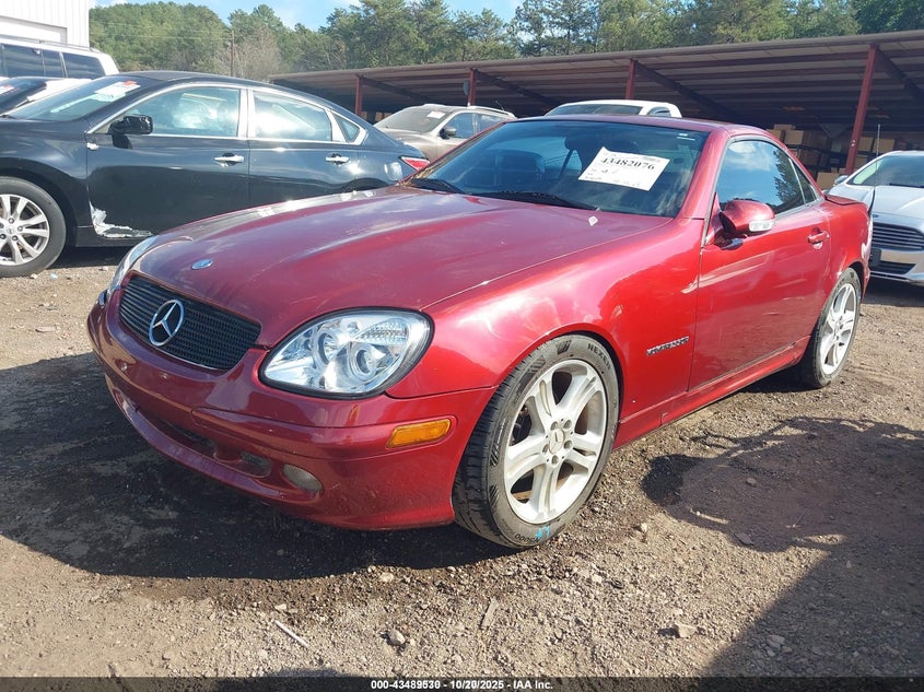 WDBKK49F31F203625 2001 MERCEDES-BENZ SLK-KLASSE photo no. 2