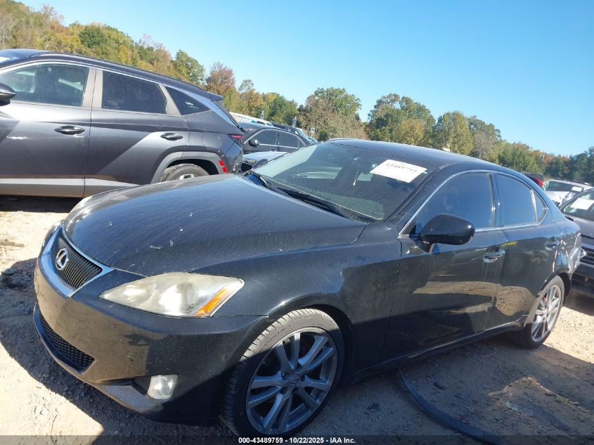 2007 Lexus Is 250 VIN: JTHBK262775049425 Lot: 43489759