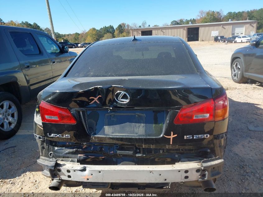 2007 Lexus Is 250 VIN: JTHBK262775049425 Lot: 43489759