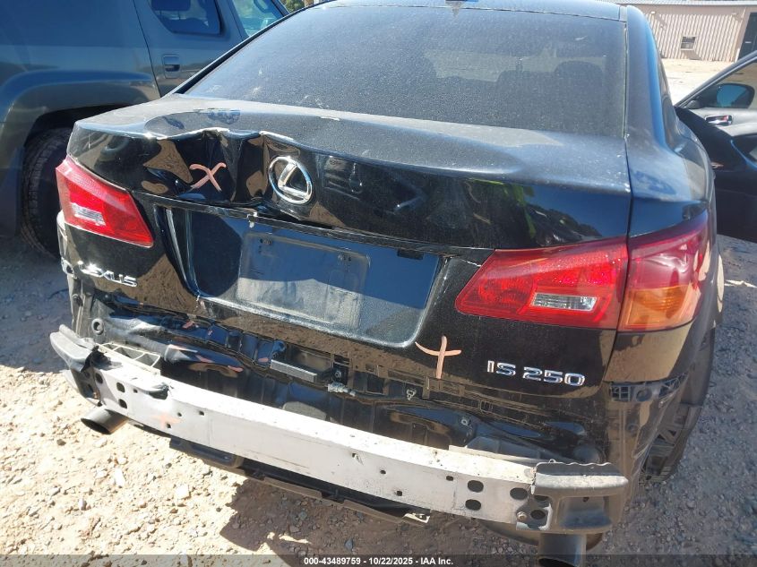 2007 Lexus Is 250 VIN: JTHBK262775049425 Lot: 43489759