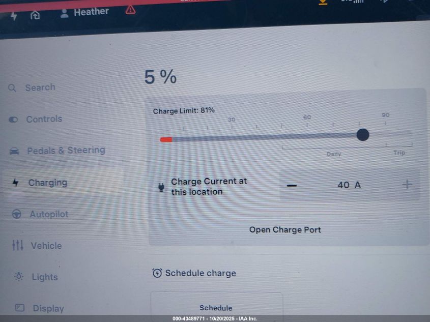 2015 Tesla Model S 70D/85D/P85D VIN: 5YJSA1S2XFF084154 Lot: 43489771