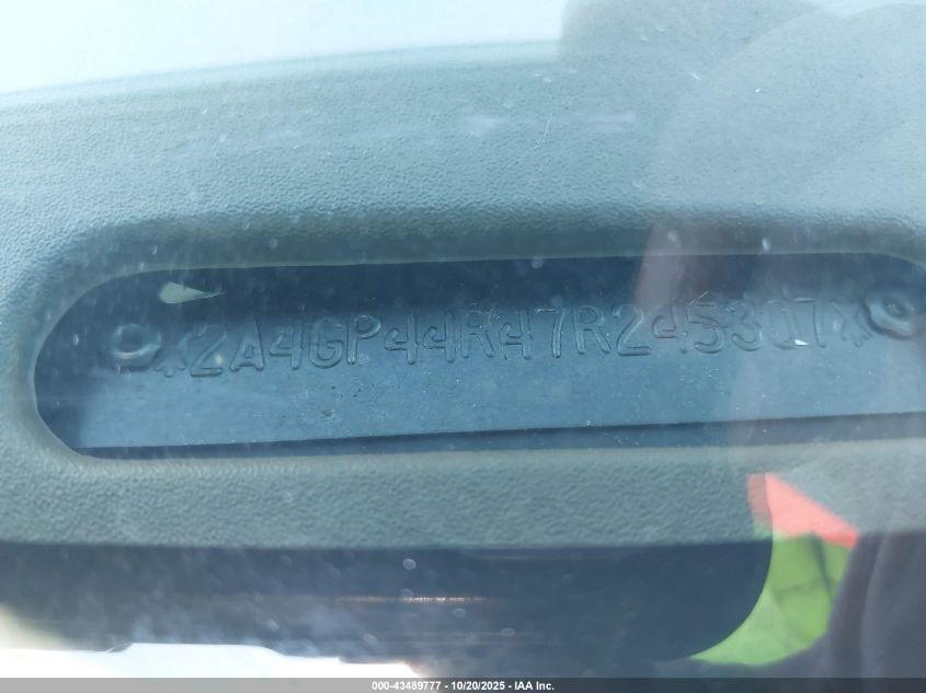 2007 Chrysler Town & Country Lx VIN: 2A4GP44R47R245307 Lot: 43489777