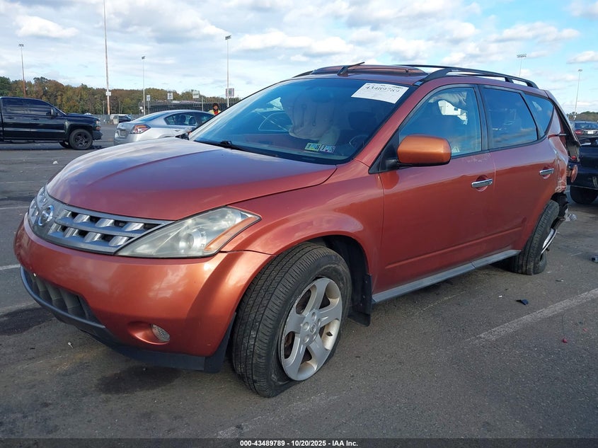 JN8AZ08W95W430671 2005 NISSAN MURANO photo no. 2