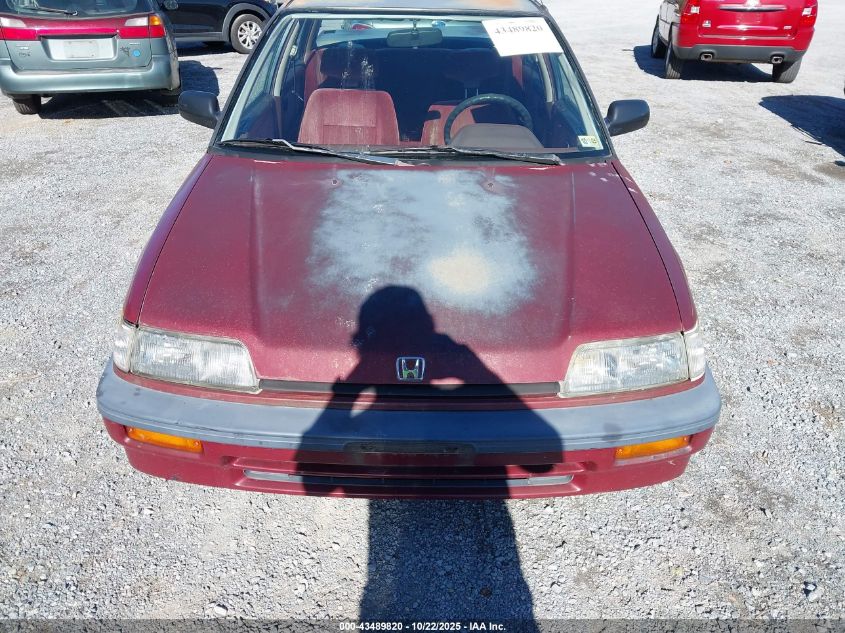 1989 Honda Accord VIN: 1HGED36SAA19247 Lot: 43489820