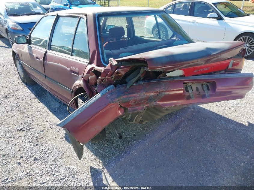 1989 Honda Accord VIN: 1HGED36SAA19247 Lot: 43489820