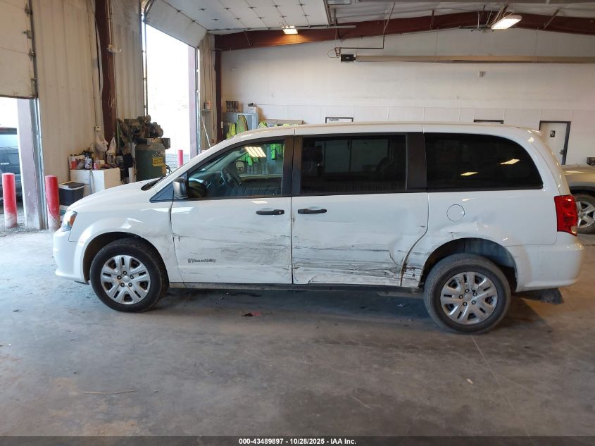 2019 Dodge Grand Caravan Se VIN: 2C7WDGBGXKR678624 Lot: 43489897