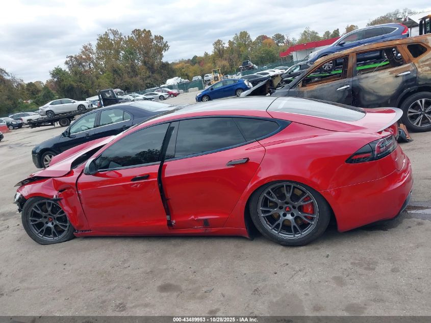 2022 Tesla Model S Plaid Tri Motor All-Wheel Drive VIN: 5YJSA1E67NF479549 Lot: 43489953