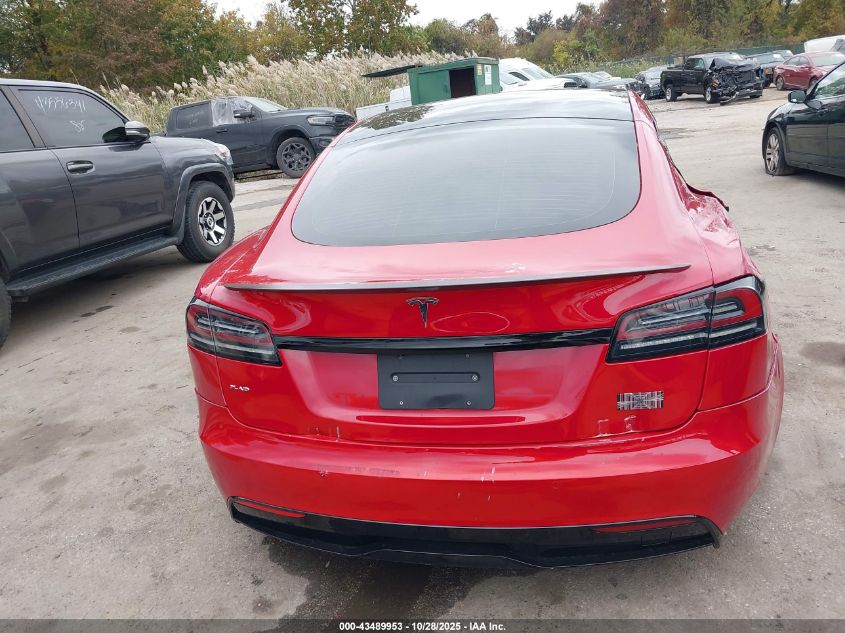 2022 Tesla Model S Plaid Tri Motor All-Wheel Drive VIN: 5YJSA1E67NF479549 Lot: 43489953