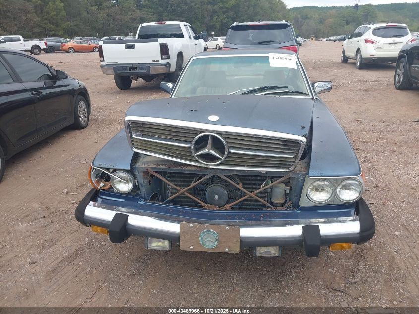 1980 Mercedes-Benz 450 VIN: 10702412030750 Lot: 43489966