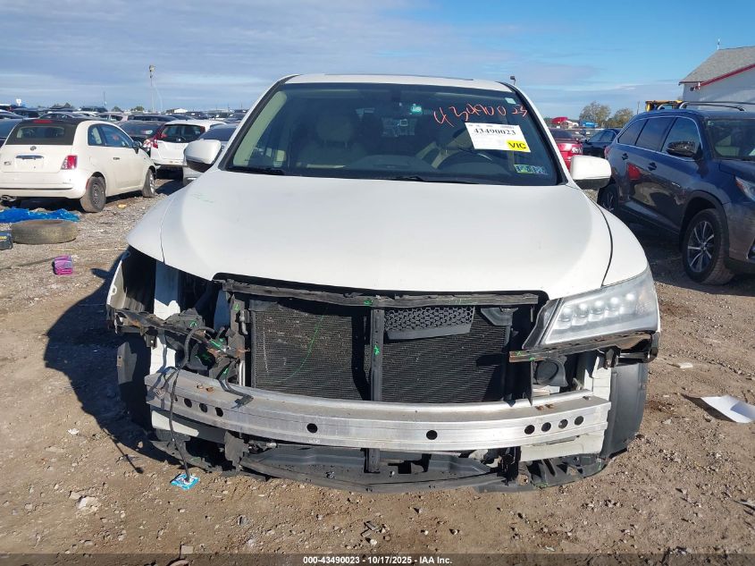 2014 Acura Mdx VIN: 5FRYD4H22EB025221 Lot: 43490023